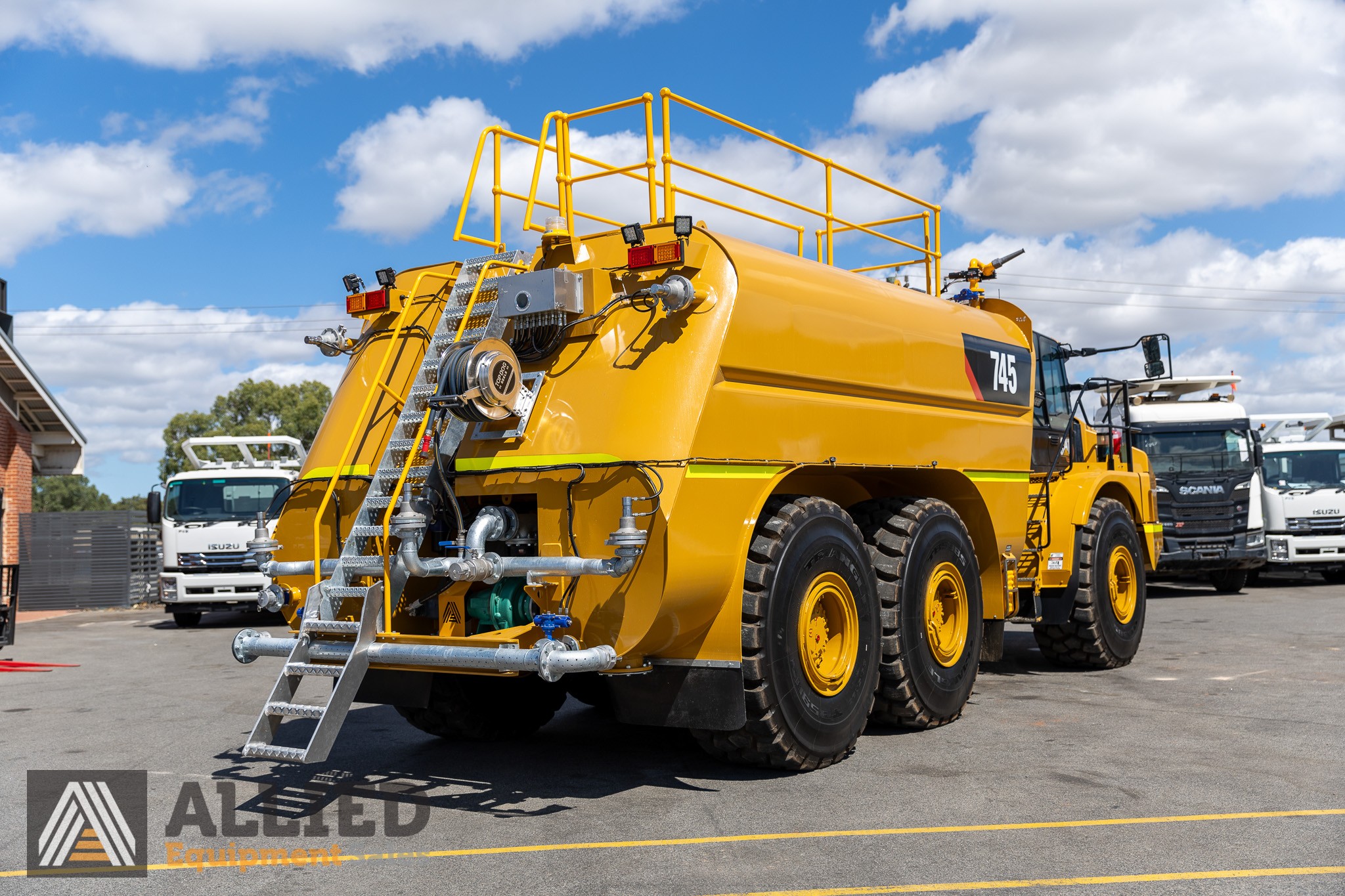 CATERPILLAR 745 ARTICULATED WATER CART C/W NEW BWF WATER MODULE