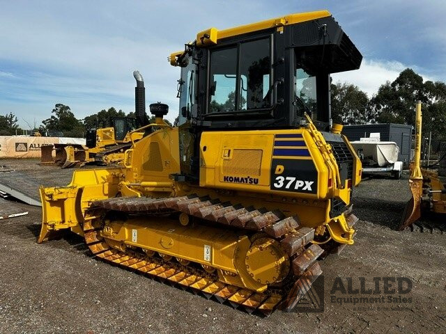 2023 KOMATSU D37PX-24 DOZER (TRACK TYPE TRACTOR) W/ FOLDING BLADE VPAT BLADE