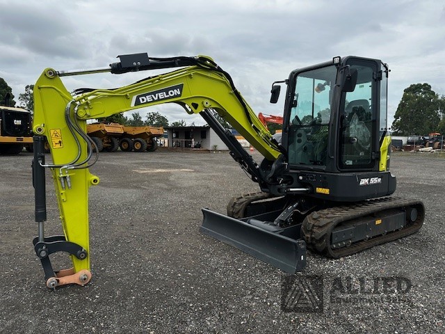 2024 Develon DX55R-7M Mini Excavator (Unused)