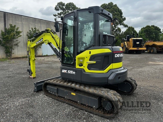 2024 Develon DX55R-7M Mini Excavator (Unused)