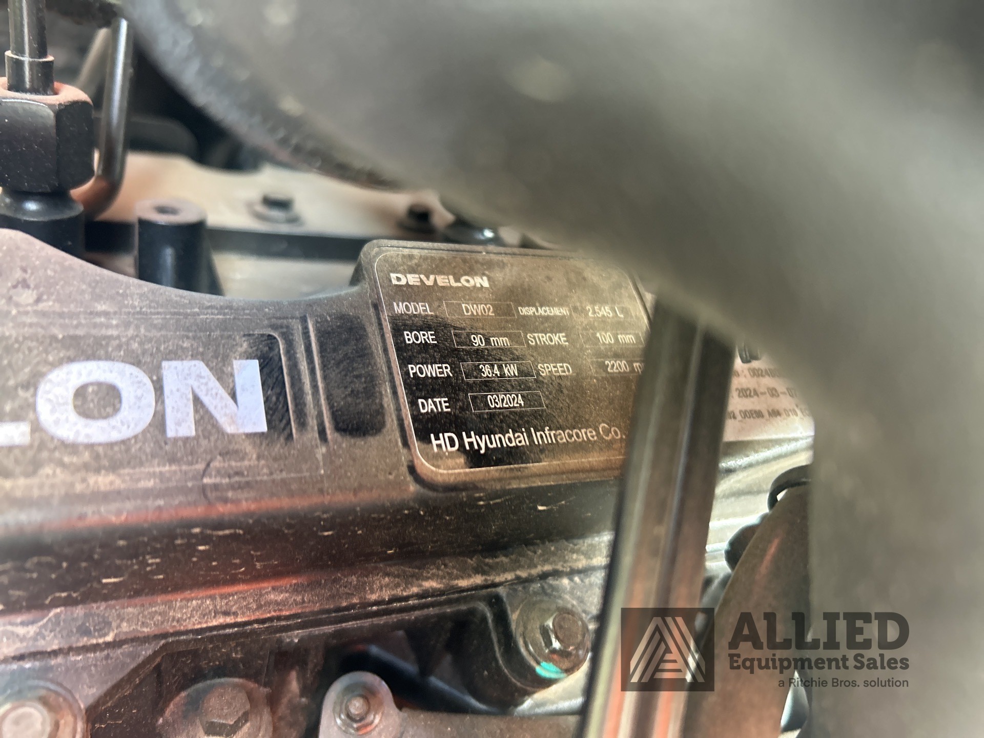 2024 Develon DX55R-7M Mini Excavator (Unused)