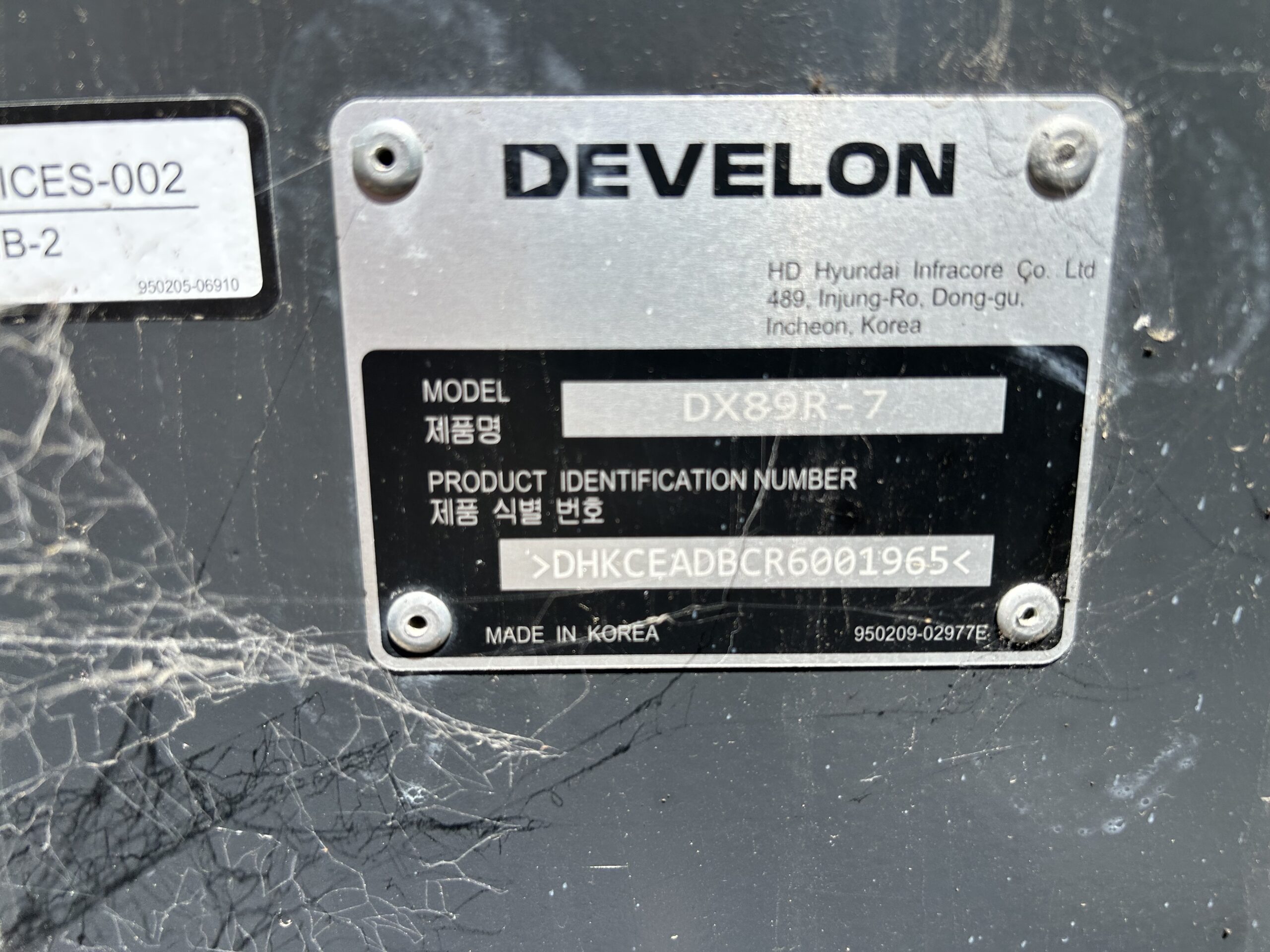 2024 Develon DX80R Hydraulic Excavator (Unused)