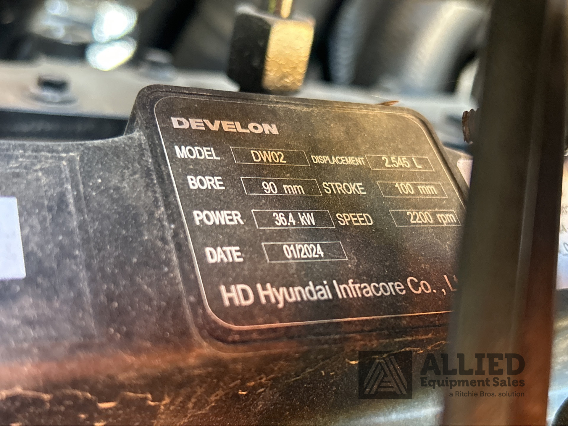 2024 Develon DX50Z-7M Mini Excavator (Unused)