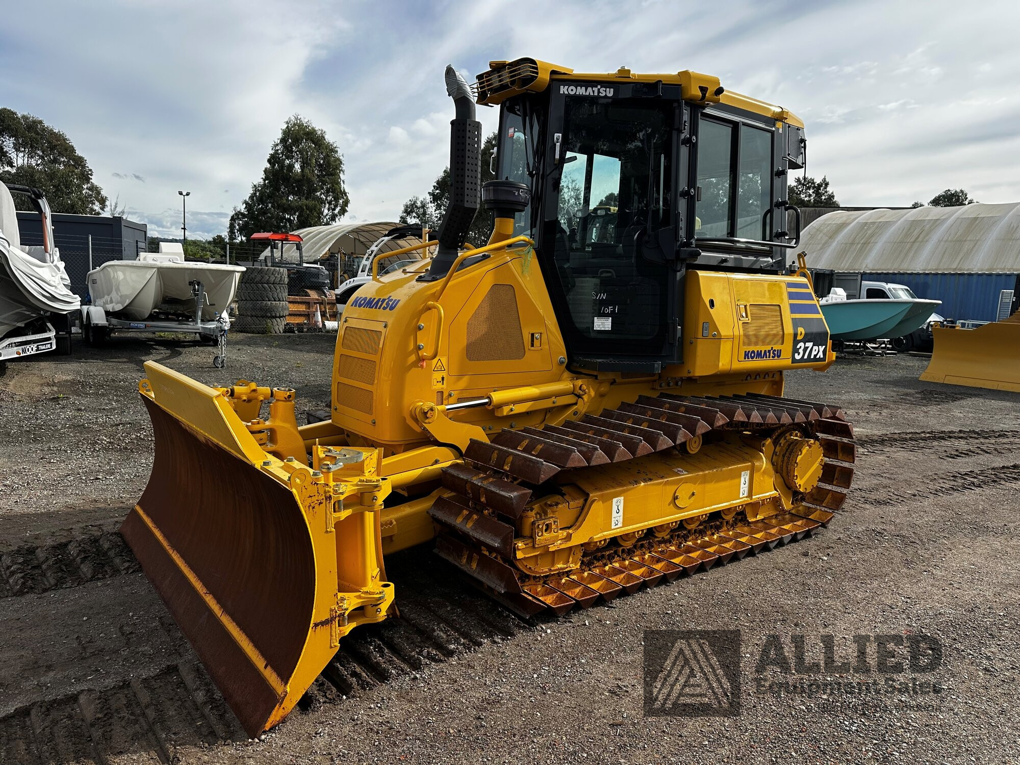2023 KOMATSU D37PX-24 DOZER (TRACK TYPE TRACTOR) W/ FOLDING BLADE VPAT BLADE