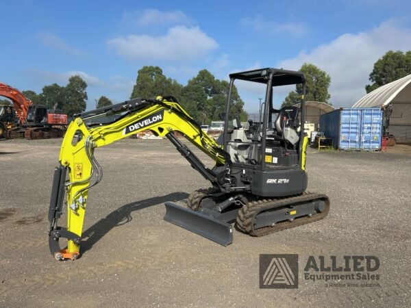 2024 Develon DX27Z-7M Mini Excavator (Unused)