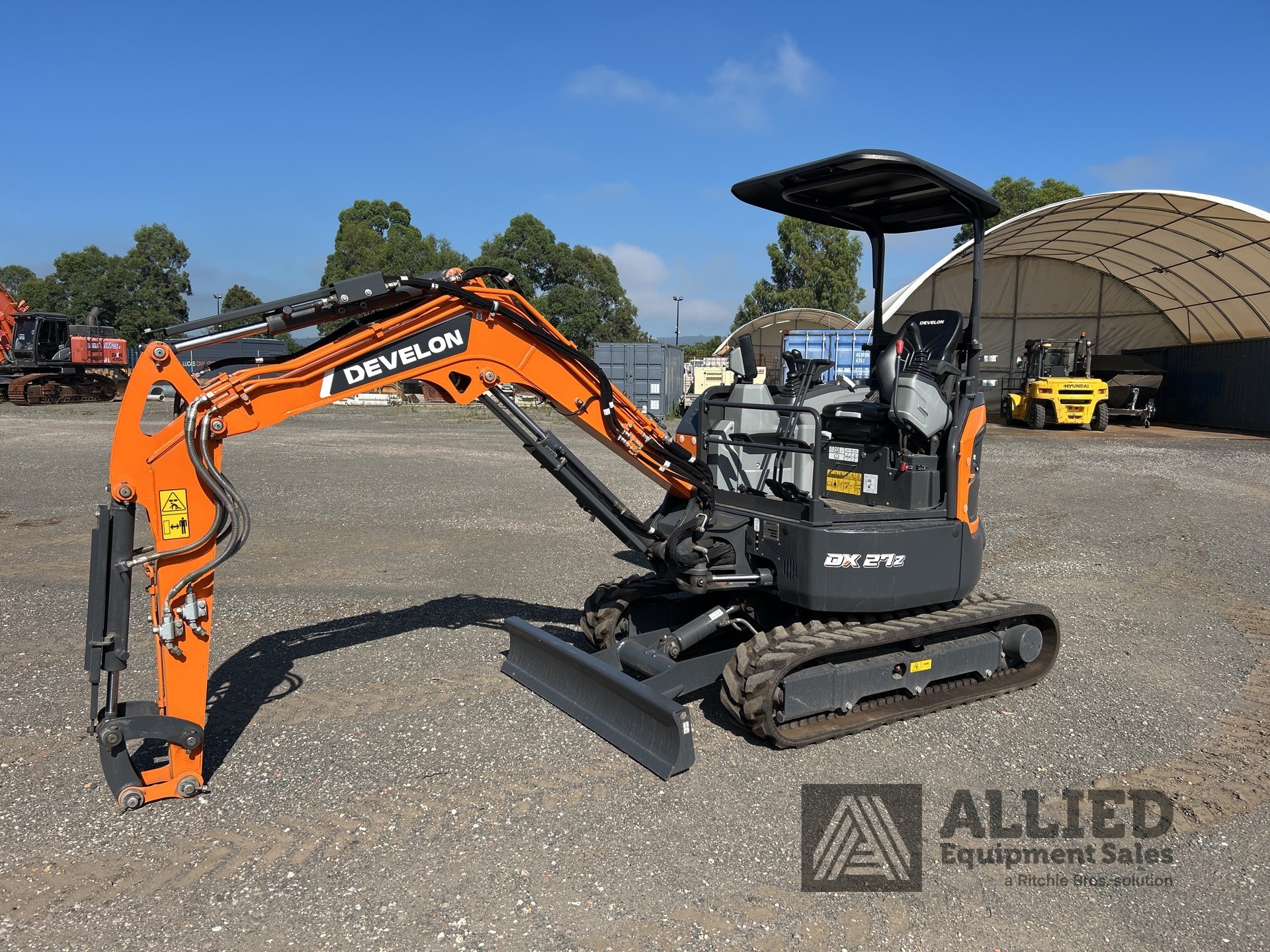 2024 Develon DX27Z-7M Mini Excavator (Unused)
